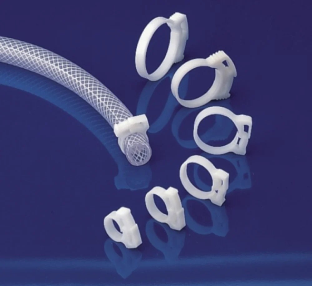 Tubing clamps POM, Jaw opening 20,0 to 22 mm