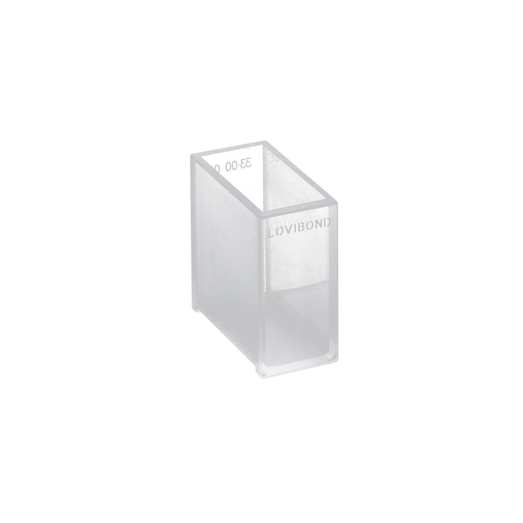 Cuvette, optical glass cell, Lovibond W600/OG/33, 33 mm