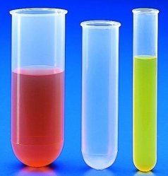 Centrifuge tubes 101x17 mm 16 ml, PP, cylindrical