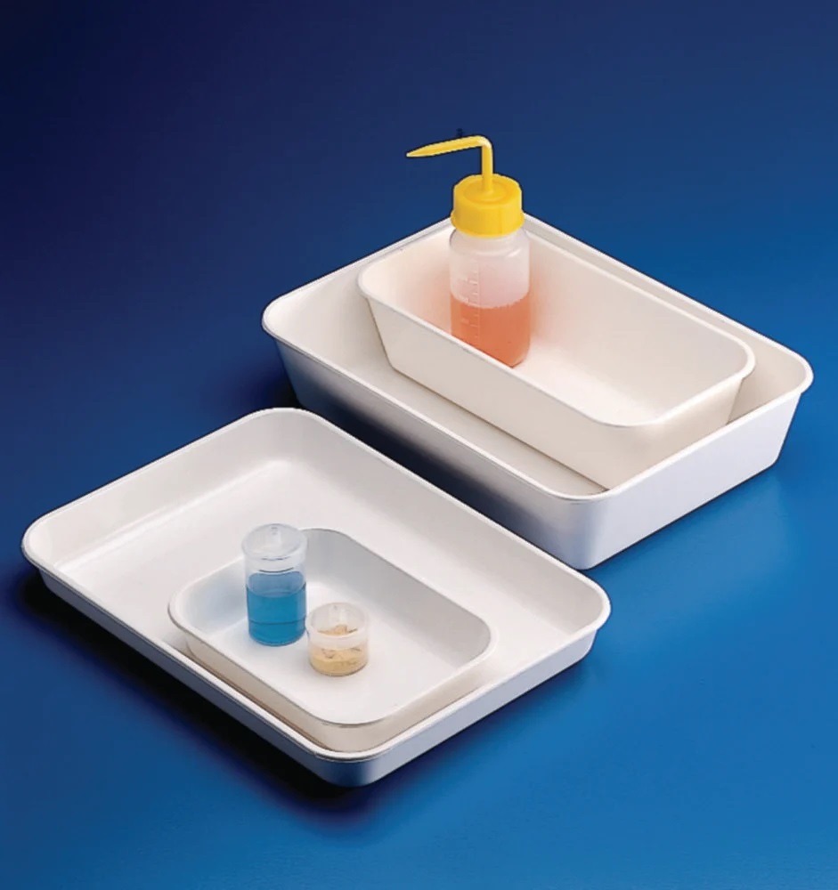 Tray, ABS white, 252 x 352 x 81 mm