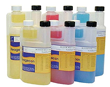 Technical buffer, Reagecon, pH 7,00 ± 0,02, 25 °C, yellow, 500 mL