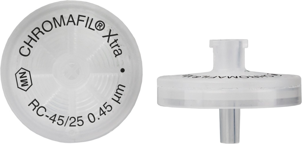 Syringe filter, Macherey-Nagel CHROMAFIL Xtra, RC, Ø25 mm, 0,45 µm, 400 pcs