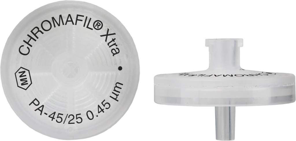 Syringe filter, Macherey-Nagel CHROMAFIL Xtra, PA, Ø25 mm, 0,45 µm, 400 pcs