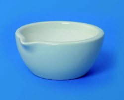 LLG-Mortar 220ml, porc. inside glazed, 105x64 mm