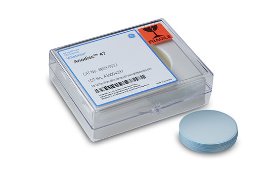Membrane filter, Whatman Anodisc, Anopore, Ø25, 0,1 µm, 50 pcs
