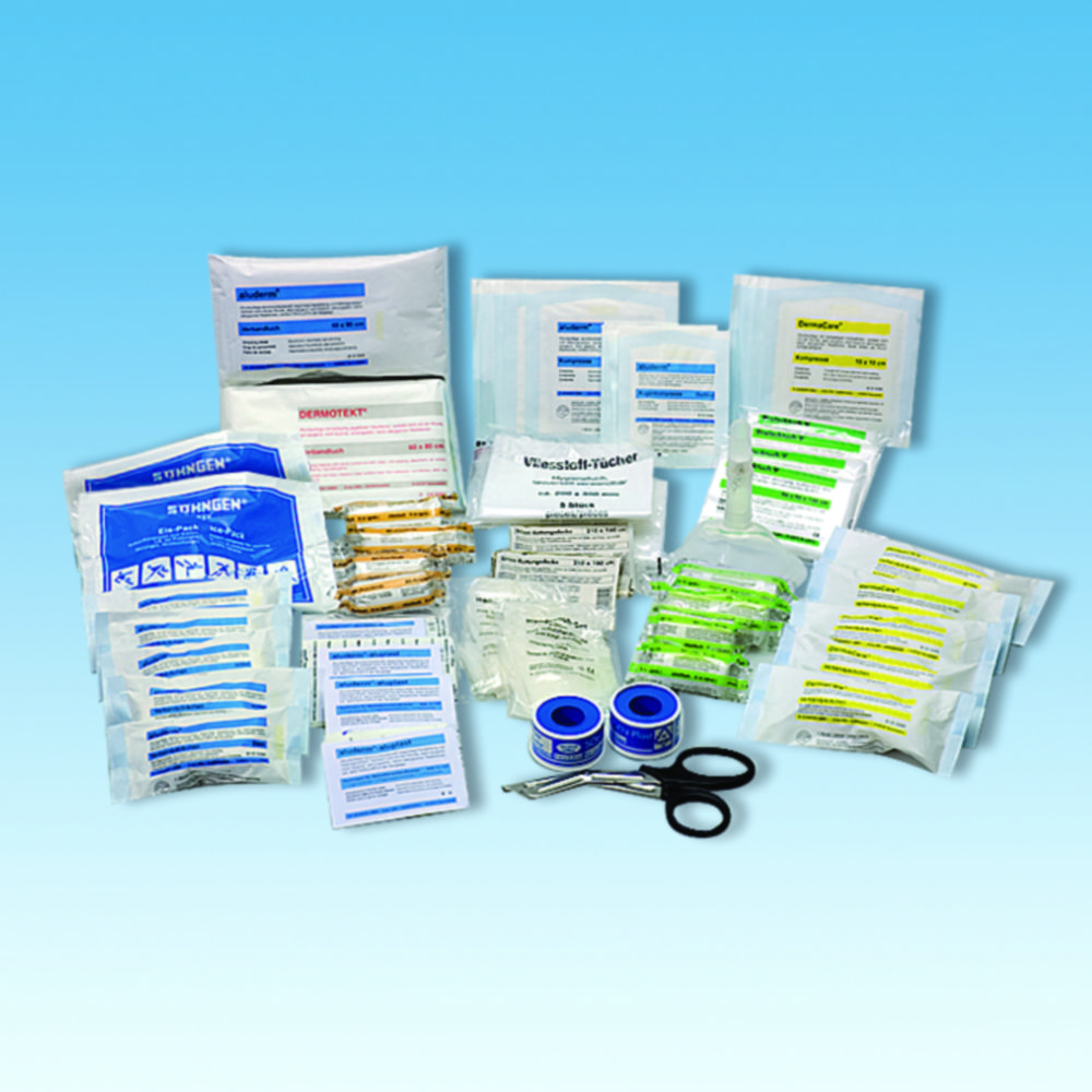 Refill First Aid case DIN 13169, W. Söhngen, 61 parts