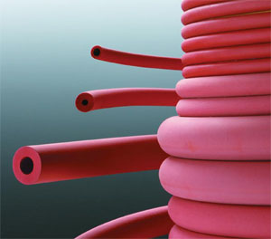 [1480001] Rubber tubing red 2x1 mm