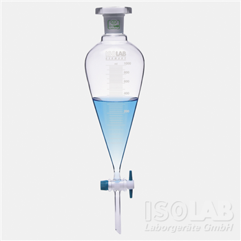 Separating funnel 2000 ml acc.to Squibb, PTFE-cock