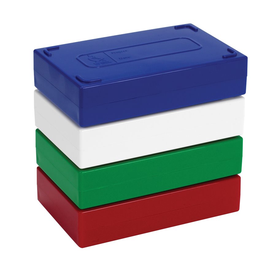 Microscope slide box,green, f/25 microscope slides