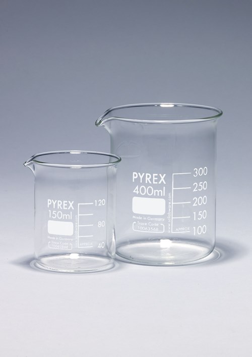 [6254004] Beaker 250 ml, l.f. Pyrex® borosilicate glass