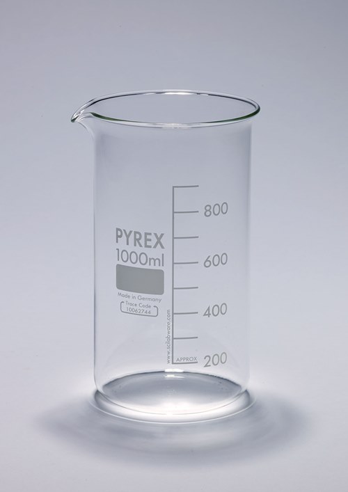 [6254389] Beaker 150 ml, t.f. Pyrex® borosilicate glass