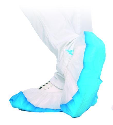 Shoe cover, Frans Mensch HYGOMAT CPE, length 470 mm, 110 pieces