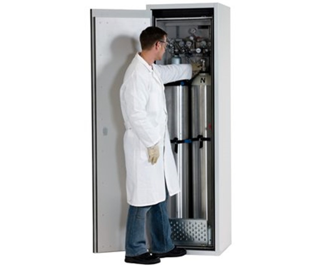 Gas Cylinder Safety Cabinet, Asecos G-ULTIMATE-90, width 60 cm, for 2x50 L