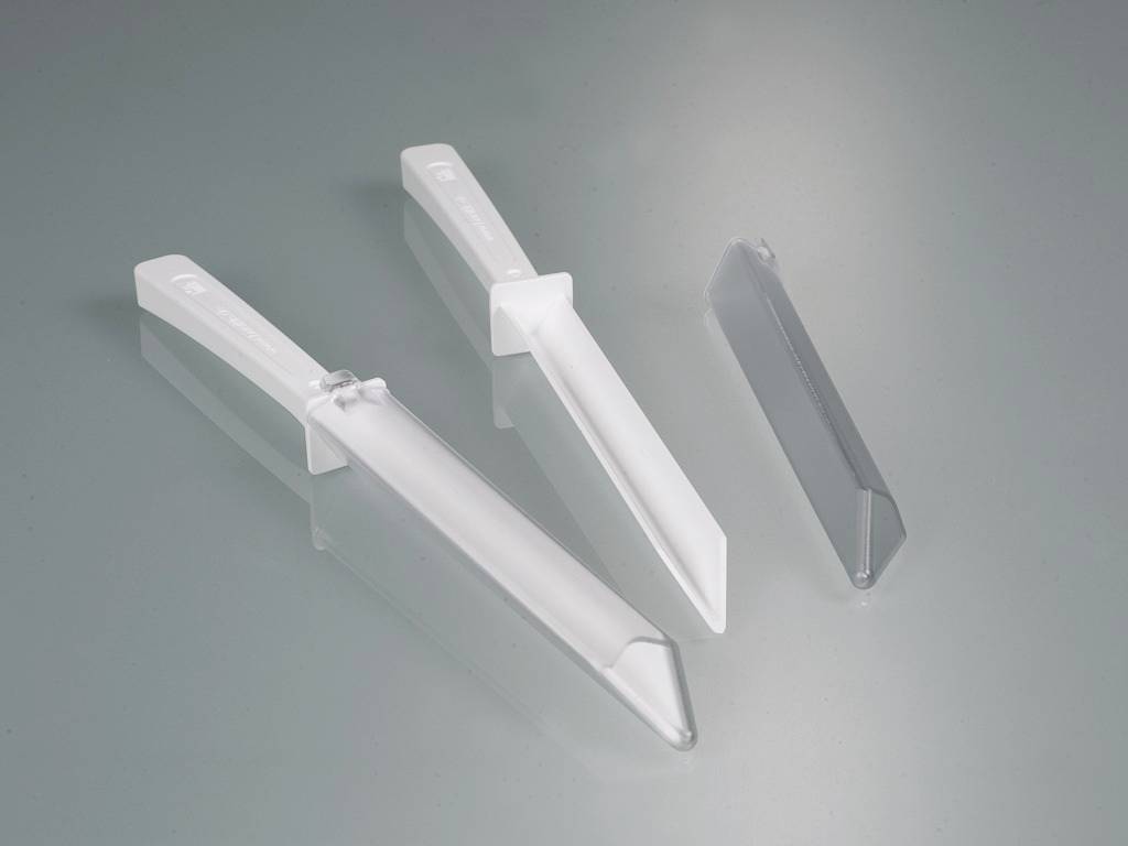 [6265035] LaboPlast spatula, single-use, PS, white, 263mm