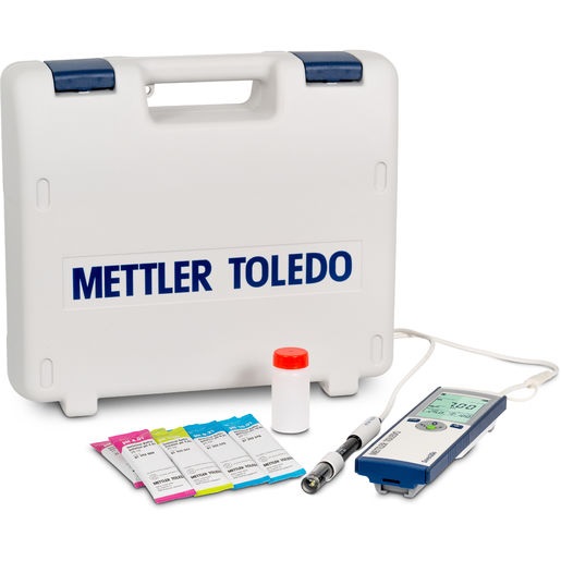 pH meter, Mettler-Toledo Seven2Go S2-Field-Kit, with case and electrode