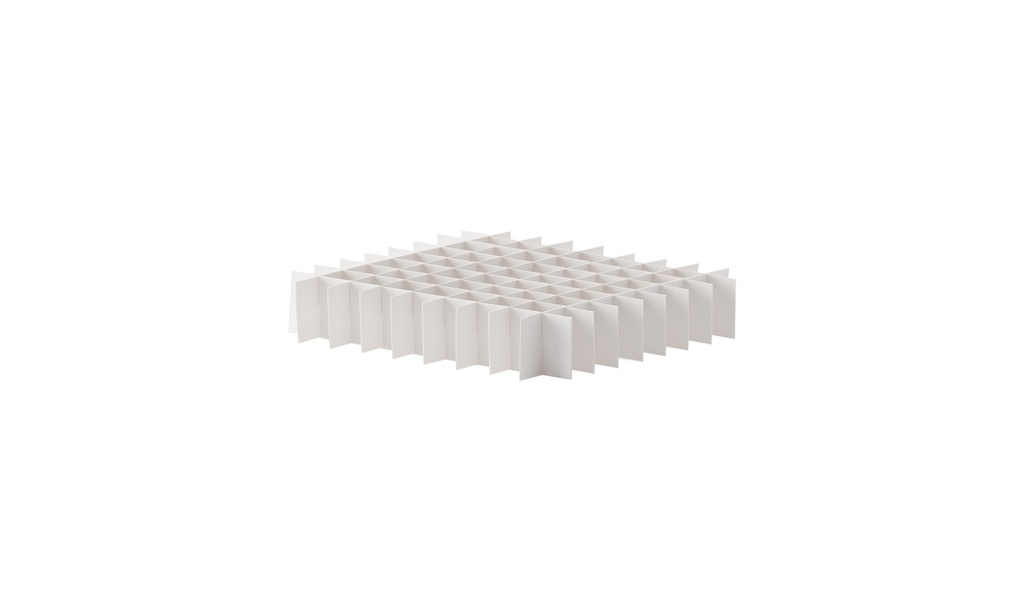 Grid divider, TENAK, 133 x 133 mm, 22 mm high, 9 x 9 cells