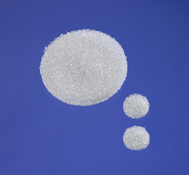 Filter plate in sintered glass, ROBU VitraPOR, Ø60 mm, por. 4, 10-16 µm