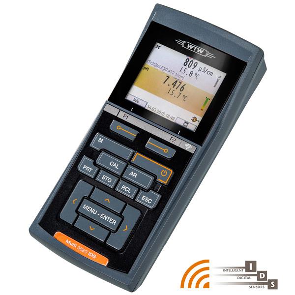 Multiparameter meter, WTW MultiLine 3620 IDS Set C, 2 channels, w. 2 sensors, 1,5 m