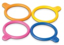 [6270517] Bottle tags GL 56 silicone, yellow, pack of 20