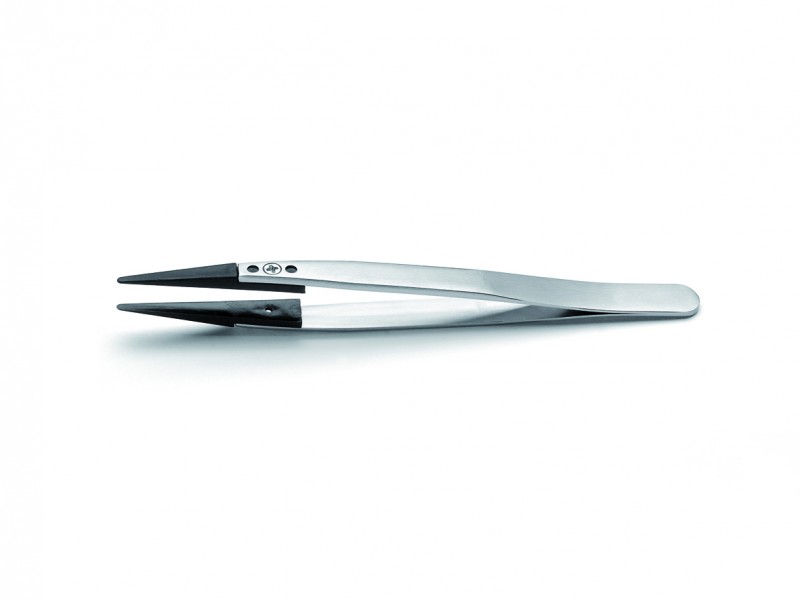 Tweezers w/replaceable plastic tip,2ACFR.SA, 130mm