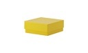 Cryobox, TENAK, 133 x 133 x 50 mm, PP coated cardboard, yellow