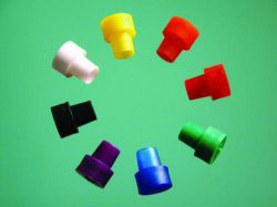 Closing caps for NMR tubes Ø3 mm, green