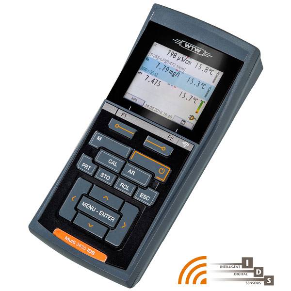 [6282980] Multiparameter meter, WTW MultiLine 3630 IDS Set F, 3 channels, w. 3 sensors, 1,5 m