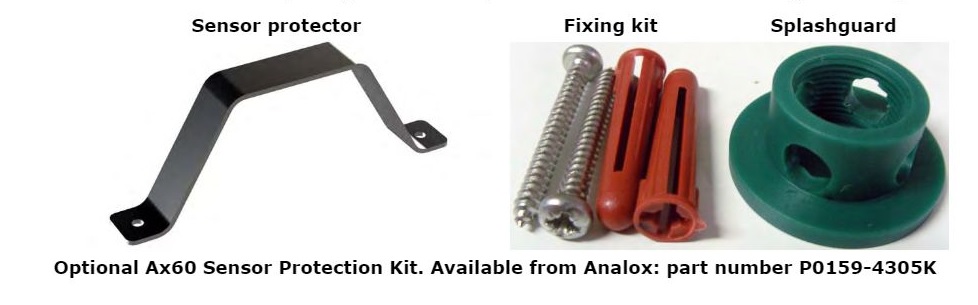 Opt. Sensor Protector Kit Protector bar,splasguard