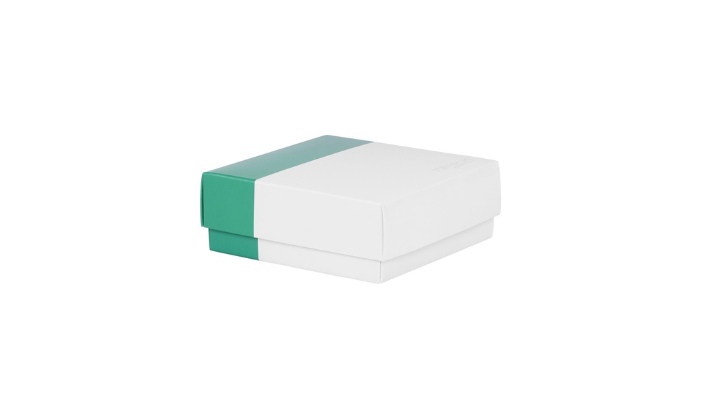 [1522879] Cryobox, TENAK, 134 x 134 x 52 mm, PP coated surface, incl. 10 x 10, green/pink