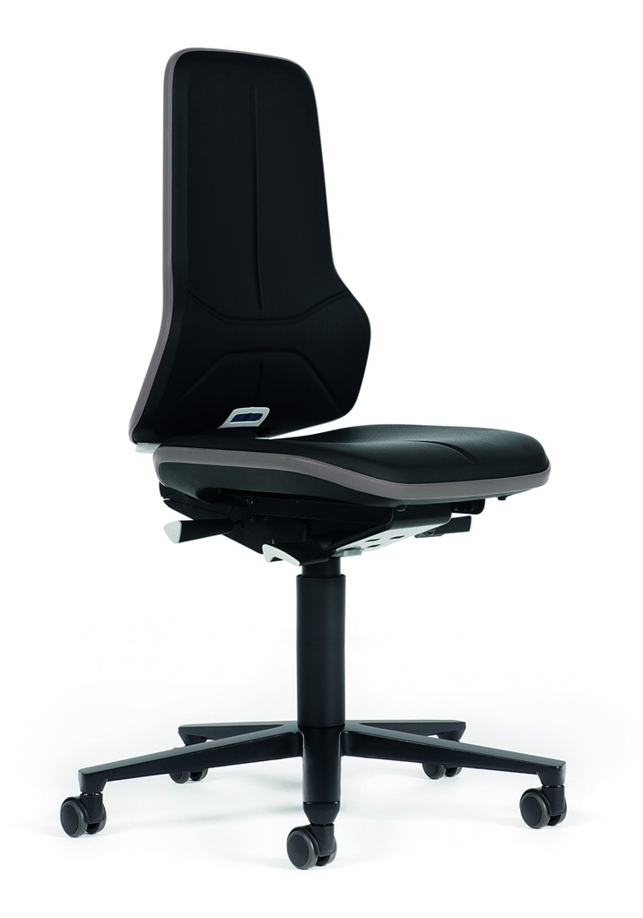 Lab chair Neon 2, Cool grey Leatherette Magic