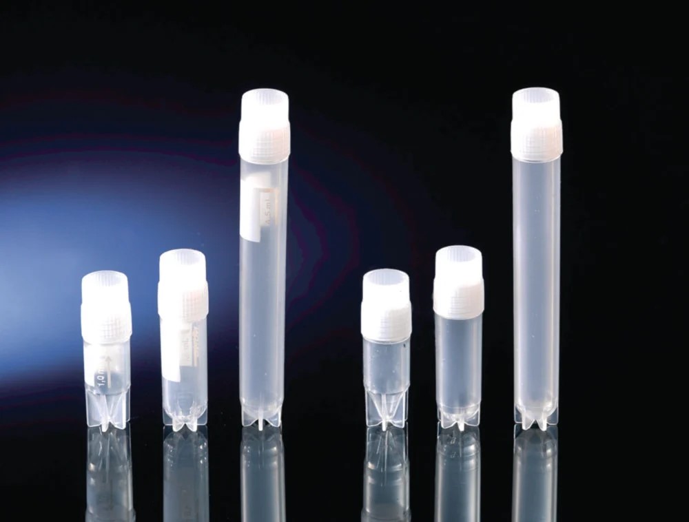 Cryotubes, ext. thread, round, starfoot, 4,5 ml