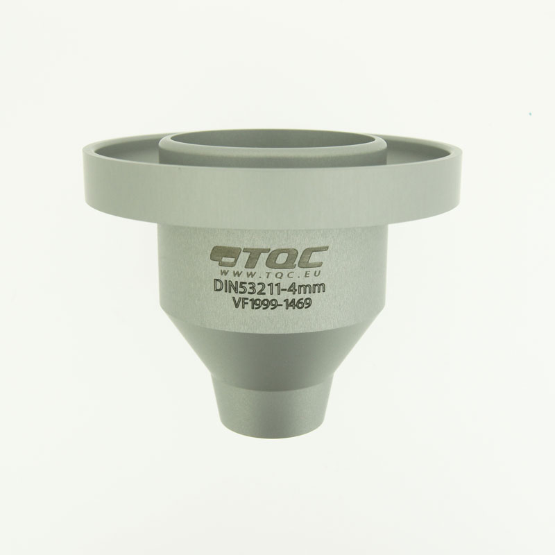 Viscosity cup, Aluminium, 8 mm jet, similar to DIN