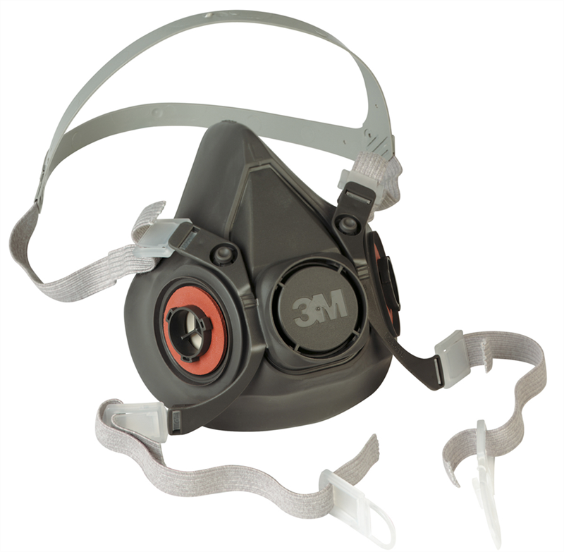 Half mask, 3M 6200, TPE, bajonet, size M
