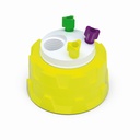 [6313837] Waste cap, Bohlender b.safe Waste Cap, GL 45, 3 x UNF 1/4" 28G / 1 x GL 14