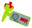 [6313842] Air valve w. service life indic., Bohlender b.safe, PP, UNF 1/4" 28G, Ø20 mm, 1 µm, 2 pcs