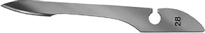 Scalpel blades unsterile No. 28