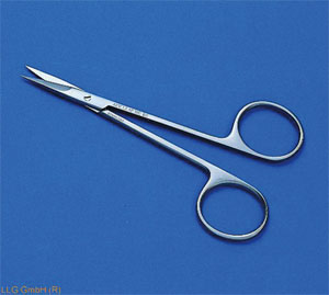 [0978530] Scissors stainless steel 105mm straight