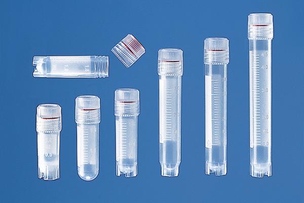 Cryotube, BRAND, PP, sterile, ext. thread, with foot, 1.2 ml, 1000 pcs.