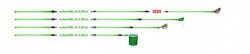 Telescope rod from fibre glass, 145 to 275 cm