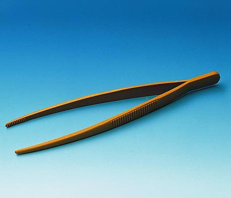 Forceps, POM, glass-fibre reinforced, blunt, 145 m