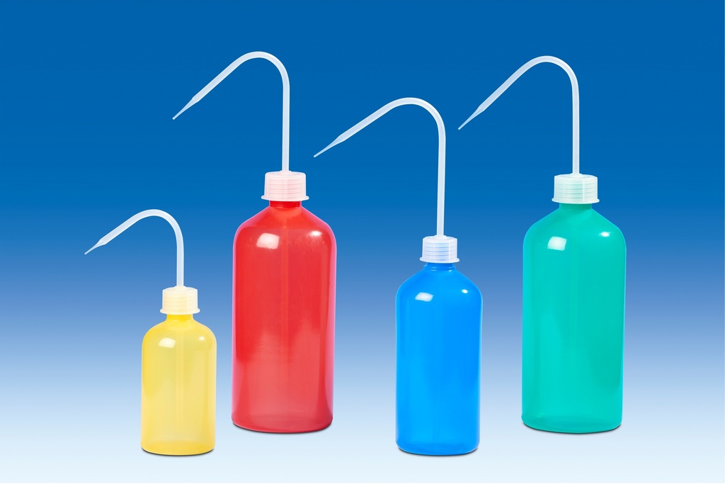 Wash bottles 500 ml, LDPE, green