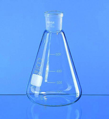 Erlenmeyer-Flasks with Conical Joint, ml 25, NS 19