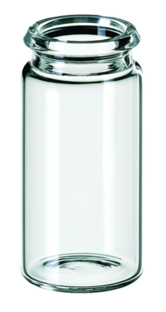 [7051404] Vials w. snap neck, LLG, N 18 snap cap, flat bottom, clear, 5 mL