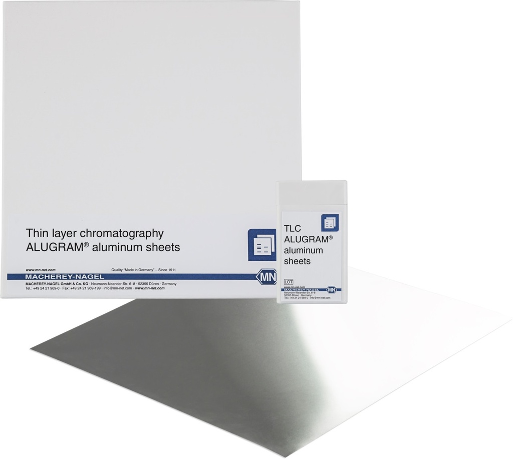TLC sheets, Macherey-Nagel ALUGRAM SIL G, Aluminium, 20x20 cm, 25 pcs