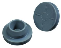 [7060433] Plug for vials, LLG, N 20, grey butyl 37 A