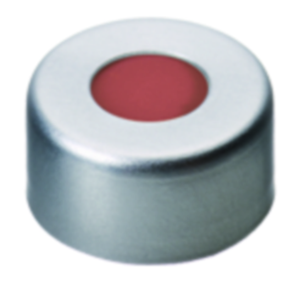 [7060469] Crimp seals, LLG, N 11, alu w. hole, silver, rubber/butyl/PTFE 45 A