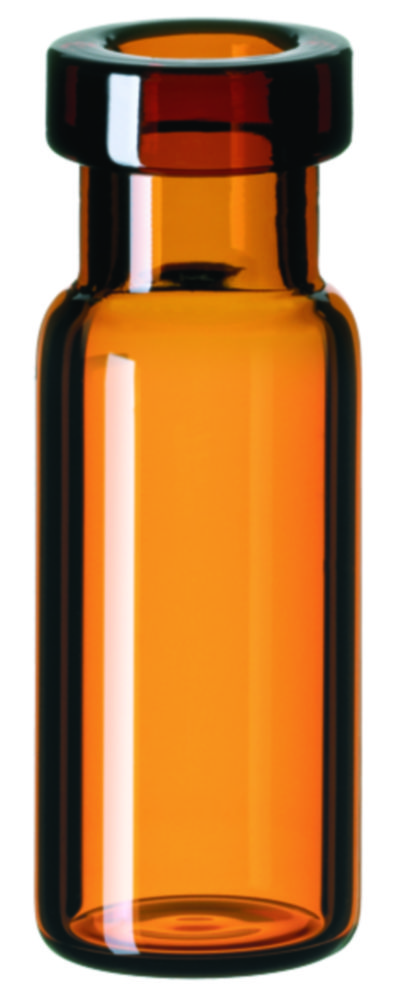 [7089998] Vials w. crimp neck, LLG, N 11 crimp, small opening, 1,5 mL, amber
