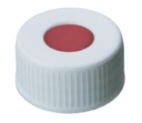 [7633064] Screw cap, LLG, N 24, white PP w. hole, butyl/PTFE 55 A
