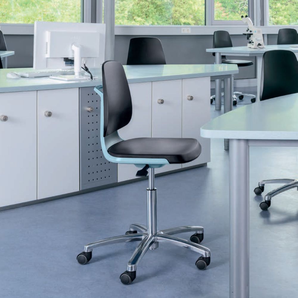 Normal castors for hard floors  5 pcs.