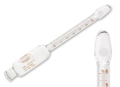 Milk bytorometer, 0-7%. original calibrated